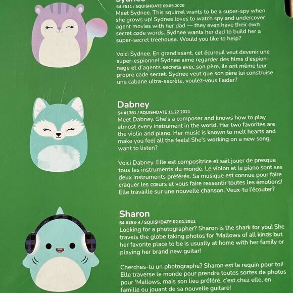 Original Squishmallows Christmas Ornament 6 Piece Set - Picture 6 of 6